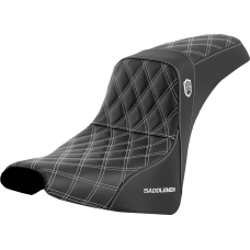 Saddlemen Pro Series SDC Performance Seat - w/o Backrest - White Stitch - FXBB/FXST '18-'23 - 0802-1608  SC81830WHI