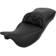 Saddlemen Roadsofa Extended Reach Seat - Carbon Fiber - Black Stitch - Backrest - FL '08-'24 - 0801-1626  808-07B-186B0