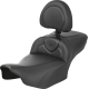 Saddlemen Roadsofa Extended Reach Seat - with Backrest - Carbon Fiber - FLTR/FLHX '23-'24 - 0801-1740  823-07-186B0
