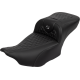 Saddlemen Roadsofa Extended Reach Seat - with Backrest - Honeycomb - Dark Gray Stitch - FLTR/FLHX '23-'24 - 0801-1764  823-07-190B2