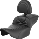 Saddlemen Roadsofa Extended Reach Seat - with Backrest - Tuck-n-Roll - Carbon Fiber - FLTR/FLHX '23-'24 - 0801-1778  823-07-205B0