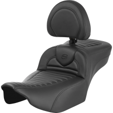 Saddlemen Roadsofa Extended Reach Seat - with Backrest - Tuck-n-Roll - FLTR/FLHX '23-'24 - 0801-1772  823-07-203B0