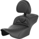 Saddlemen Roadsofa Extended Reach Seat - with Backrest - Tuck-n-Roll - FLTR/FLHX '23-'24 - 0801-1772  823-07-203B0