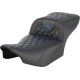 Saddlemen Roadsofa Extended Reach Seat - without Backrest - Lattice Stitch - Blue Stitch - FLTR/FLHX '23-'24 - 0801-1794  823-07-20701