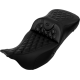Saddlemen Roadsofa Extended Reach Seat - without Backrest - Lattice Stitch - Carbon Fiber - FL '08-'23 - 0801-1697  808-07B-207A0