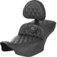 Saddlemen Roadsofa Extended Reach Seat - without Backrest - Lattice Stitch - Gray Stitch - FLTR/FLHX '23-'24 - 0801-1803  823-07-207B2