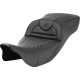 Saddlemen Roadsofa Extended Reach Seat - without Backrest - Tuck-n-Roll - Carbon Fiber - FL '08-'24 - 0801-1818  808-07B-20500