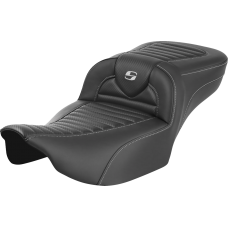 Saddlemen Roadsofa Extended Reach Seat - without Backrest - Tuck-n-Roll - Carbon Fiber - FLTR/FLHX '23-'24 - 0801-1777  823-07-20500