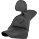 Saddlemen RoadSofa Seat - Black - with Driver Backrest - FLFB/FXBR '18-'24 - 0802-1620  818-27-187BR