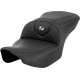 Saddlemen Roadsofa Seat - Carbon Fiber - Silver Stitch/Silver Logo - without Backrest - FL '23-'24 - 0801-1631  823-07-185