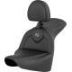 Saddlemen RoadSofa Seat - Carbon Fiber - with Driver Backrest - FLFB/FXBR '18-'24 - 0802-1618  818-27-185BR