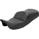 Saddlemen RoadSofa Seat - Honeycomb - without Backrest - Heated - FL '08-'23 - 0801-1555  808-07B-189HCT