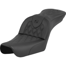 Saddlemen RoadSofa Seat - Lattice Stitch - without Driver Backrest - FXDWG '04-'05 - 0803-0748  804-05-182