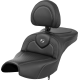 Saddlemen Roadsofa Seat - With Backrest - Black - Carbon Fiber - Indian Pursuit '22-'24 - 0810-2429  I22-02-185BR