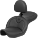 Saddlemen Roadsofa Seat - with Backrest - Black - FXDWG '96-'23 - 0803-0726  896-05-187BR