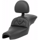 Saddlemen Roadsofa Seat - with Backrest - Black - XL '04-'22 - 0804-0795  807-03-187BR