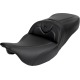 Saddlemen Roadsofa Seat - with Backrest - Carbon Fiber - Black Stitch - FL '08-'19 - 0801-1617  808-07B-185B0