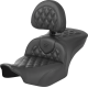 Saddlemen RoadSofa Seat - with Backrest - Carbon Fiber - Lattice Stitch - FLTR/FLHX '23-'24 - 0801-1786  823-07-206B0
