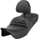 Saddlemen Roadsofa Seat - with Backrest - Tuck-n-Roll - Carbon Fiber - FL '08-'23 - 0801-1823  808-07B-204B0