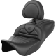 Saddlemen Roadsofa Seat - with Backrest - Tuck-n-Roll - FL '08-'23 - 0801-1821  808-07B-202B0