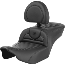 Saddlemen Roadsofa Seat - with Backrest - Tuck-n-Roll - FLTR/FLHX '23-'24 - 0801-1770  823-07-202B0