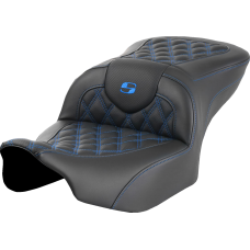 Saddlemen Roadsofa Seat - without Backrest - Blue Lattice Stitch - FLTR/FLHX '23-'24 - 0801-1713  823-07-18201