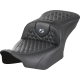 Saddlemen Roadsofa Seat - without Backrest - Honeycomb - Silver Stitch - FLTR/FLHX '23-'24 - 0801-1746  823-07-18905