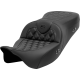 Saddlemen Roadsofa Seat - without Backrest - Lattice Stitch - Carbon Fiber - FL '08-'23 - 0801-1693  808-07B-206A0