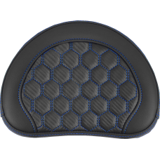 Saddlemen RoadSofa Sissy Bar Pad - Honeycomb - Blue Stitching - 0822-0579  051349BLU