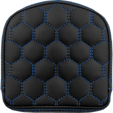 Saddlemen RoadSofa Sissy Bar Pad - Honeycomb - Blue Stitching - 0822-0584  040849BLU