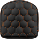 Saddlemen RoadSofa Sissy Bar Pad - Honeycomb - Orange Stitching - 0822-0585  040849ORA