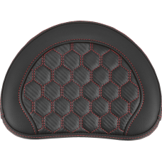 Saddlemen RoadSofa Sissy Bar Pad - Honeycomb - Red Stitching - 0822-0578  051349RED