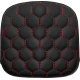 Saddlemen Sissy Bar Pad - Honeycomb - Red Stitching - 0822-0573  040749RED