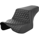 Saddlemen Step-Up Seat - Front Honeycomb - Black Stitching - FL '23-'24 - 0801-1824  823-07-17700