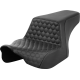 Saddlemen Step-Up Seat - Front Honeycomb - Gray Stitching - FL '23-'24 - 0801-1826  823-07-17702