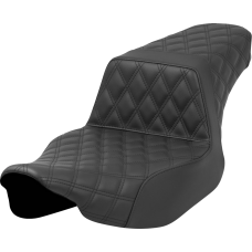 Saddlemen Step-Up Seat - Full Latice Stitch - Black - Extended Reach - Street Glide/Road Glide - 0801-1690  823-07E-175