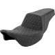 Saddlemen Step-Up Seat - Honeycomb - Black Stitching - FL '08-'24 - 0801-1565  808-07B-177