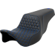 Saddlemen Step-Up Seat - Honeycomb - Blue Stitching - FL '08-'23 - 0801-1567  808-07B-17701