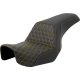 Saddlemen Step-Up Seat - Honeycomb - Gold Stitching - Dyna '06-'17 - 0803-0720  806-04-17707