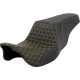 Saddlemen Step-Up Seat - Honeycomb - Gold Stitching - FL '08-'23 - 0801-1569  808-07B-17707