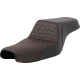 Saddlemen Step-Up Seat - Honeycomb - Red Stitching - 3.3 Gal Tank - Sportster '04-'22 - 0804-0806  807-11-17704
