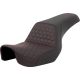 Saddlemen Step-Up Seat - Honeycomb - Red Stitching - Dyna '06-'17 - 0803-0717  806-04-17704