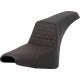 Saddlemen Step-Up Seat - Honeycomb - Red Stitching - FXBB/FXST '18-'24 - 0802-1577  818-30-17704