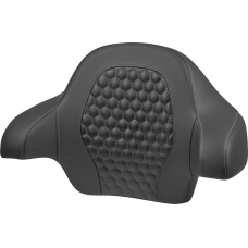 Saddlemen Tour Pack Backrest Pad - Honeycomb - Gray Stitching - FLH/FLT '14-'24 - 0822-0603  814-07-15102