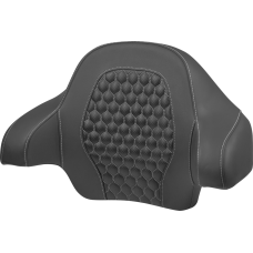 Saddlemen Tour Pack Backrest Pad - Honeycomb - Silver Stitching - FLH/FLT '14-'24 - 0822-0604  814-07-15105