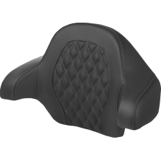 Saddlemen Tour-Pak® Backrest Pad - Lattice Stitch - Dark Gray Stitch - FL '14-'24 - 0801-1810  814-07-15002