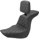 Saddlemen Tour Step-Up Seat - Rider Backrest - Front Lattice Stitch - FLSB/FXLR '18-'23 - 0802-1525  818-29-192BR