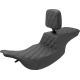 Saddlemen Tour Step-Up Seat - Rider Backrest - Full Lattice Stitch - FL '97-'07 - 0801-1470  897-07-195BR
