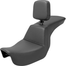 Saddlemen Tour Step-Up Seat - Rider Backrest - Plain - Dyna '06-'17 - 0803-0699  806-04-194BR