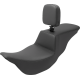 Saddlemen Tour Step-Up Seat - Rider Backrest - Plain - FL '08-'24 - 0801-1465  808-07B-194BR
